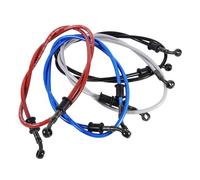 Parti Rotori Freno Moto Dischi freni per moto Tubo flessibile dell'olio del freno della motocicletta da 50-120 cm Tubo flessibile dell'olio della frizione in acciaio intrecciato Freno a disco(Black)