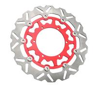 Parti Rotori Freno Moto Disco freno flottante anteriore da 320 mm e 270 mm adatto per Yamaha WR250 1998-2007 WR250F 2001-2021 WR450F 1998-2000 WR450F2003-2019(320mm Disk Red)