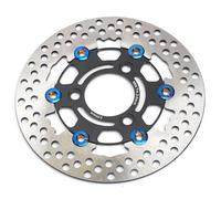 Parti Rotori Freno Moto Freno a disco da 220 mm RPM per moto, pinza anteriore e posteriore, rotore, dischi, moto da strada, adatto per Yamaha Nmax Xmax(Black)