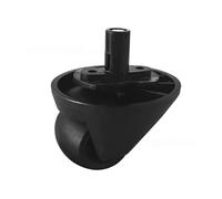 parti Ruota anteriore, compatibile con roborock Qrevo Curv 2 Flow, parti della spazzatrice(Black)
