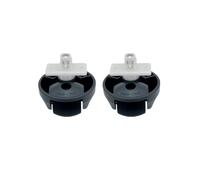 parti Ruota anteriore, compatibile con Roborock Qrevo Master Q8 Max, S8 MaxV Ultra, Qrevo MaxV Q5 Pro, Ricambi for aspirapolvere(Black 2pcs)