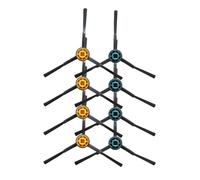parti Spazzola laterale, compatibile con Eureka E10S, accessori for aspirapolvere robot(Side brush 8 pcs)