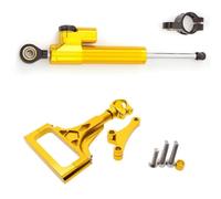Parti sterzo Compatibile Con Z1000 Per Z750 2003-2009 08 07 05 Kit Supporto Per Staffa Di Montaggio Per Ammortizzatore Stabilizzatore Dello Sterzo Motocicletta Set Universale(Yellow)