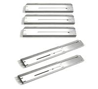 Parti universali regolabili per griglia in acciaio inox, scudo piastra termica, barra aromatizzante, tenda termica, copertura per bruciatore, sostituzione per grill a gas, si estende da 29,8 cm a 53,3