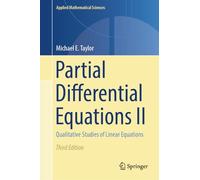 Michael E. Taylor Partial Differential Equations II (Copertina rigida)