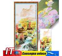 Partial Embroidery Eco-cotton Thread 11CT Print Spring Cross Stitch Kit 50x115cm