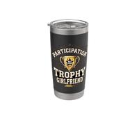Participation Trophy Girlfriend Funny Sarcastic Vintage Bicchiere termico in acciaio inox doppia parete