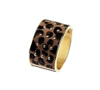 Particolare Pelo Pelliccia Punk Rock Ovale Largo Animale Leopardo Ghepardo