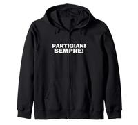 PARTIGIANI Sempre! Felpa con Cappuccio