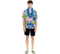 Partilandia | Camicia Hawaiana Tropical da uomo (taglia S)