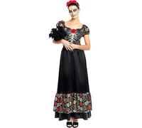 Partilandia Catrina - Costume lungo nero da donna, taglia M