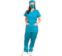 Partilandia | Costume da dottoressa verde per adulti (taglia XS)