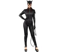 Partilandia Costume da gatto Hero nero da donna, taglia M