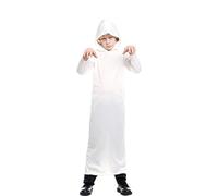 Partilandia Costume da tunica bianca per bambini dai 5 ai 6 anni