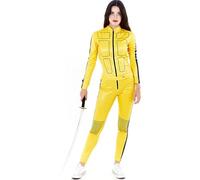 Partilandia Costume da Vendicatore Giallo Spadaccino da donna Taglia M