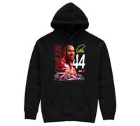 Partisan Hamilton F1 Felpa con cappuccio - Adulto, Nero , XXL