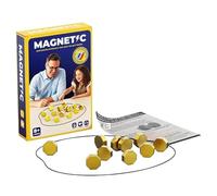 Partita di Scacchi Magnetici, Giochiamo di Strategia su Tavolo con 20 Pezzi Magnetici e Corda Regolabile, Gioco Portatile Educativo di Dama per Bambini e Adulti, Giochi di Famiglia, Viaggio e Festa