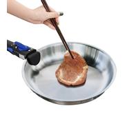 Partita Unsignely: Sartén De Acero Inoxidable, Sartén De Mango Extraíble | Partitura De Cocción No Cubierta, Inducción De Sartén Portátil, Sartén Sin Palanca Para Horno De Estufa De Gas, Versátil Salu