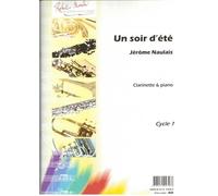 Partition pour clarinette - Naulais - Un soir d'été