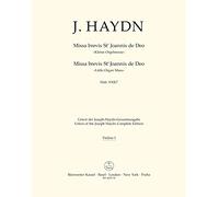 Partitions classique BARENREITER HAYDN J. - MISSA BREVIS ST JOANNIS DE DEO, LITTLE ORGAN MASS HOB.XXII:7 - VIOLON 1 Parties séparées