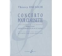 Partitions classique BILLAUDOT ESCAICH THIERRY - CONCERTO POUR CLARINETTE Clarinette