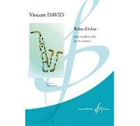 Partitions classique BILLAUDOT VINCENT DAVID - ECLATS D'ECHOS - SAXOPHONE Saxophone