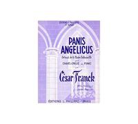 Partitions classique COMBRE FRANCK CESAR - PANIS ANGELICUS - EN SOL - BARYTON OU MEZZO ET ORGUE OU PIANO Choeur et ensemble vocal