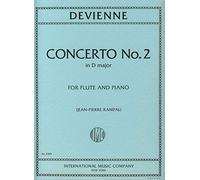 Partitions classique IMC DEVIENNE F. - CONCERTO N°2 EN RE MAJ. - FLUTE ET PIANO Flûte traversière