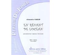 Partitions classique LAFITAN CARLIN ALEXANDRE - EN REVANT DE L'OCEAN - SAXHORN BASSE SIB / EUPHONIUM SIB / TUBA UT ET PIANO Autres cuivres