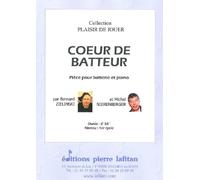 Partitions classique LAFITAN ZIELINSKI / NIERENBERGER - COEUR DE BATTEUR - BATTERIE ET PIANO Percussion