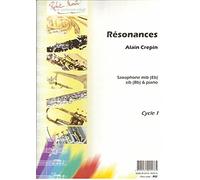 Partitions classique ROBERT MARTIN CREPIN A. - RSONNANCES Saxophone