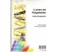 Partitions classique ROBERT MARTIN DEL GIUDICE M. - ANTRE DE POLYPHEME (L'), UT OU SIB Tuba
