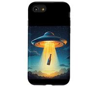 Partito cosmico con UFO trasmette una birra per gli alieni Custodia per iPhone SE (2020) / 7 / 8