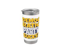 Partito Democratico Fa schifo! Orgoglioso patriota del Partito Repubblicano Bicchiere termico in acciaio inox doppia parete