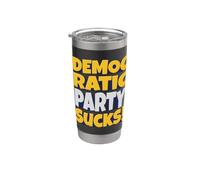 Partito Democratico Fa schifo! Orgoglioso patriota del Partito Repubblicano Bicchiere termico in acciaio inox doppia parete