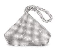Partito di cerimonia nuziale della borsa del sacchetto di sera del sacchetto di frizione delle signore del Rhinestone del triangolo del triangolo di J & G