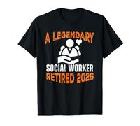 Partito di pensionamento in Pensione del 2026 Assistente Sociale leggendario Maglietta