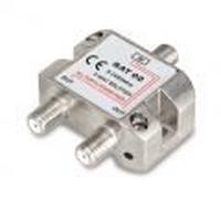 Partitore 1 in/ 2 out per segnali d'antenna satellitari