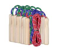 Partituki Pack di 10 Corde per Saltare. Corde per Saltare con Manico in Legno. Ideale per Giochi all'Aperto e Regali di Compleanno per Bambini.