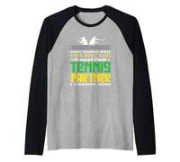 Partner Giocatore di Tennis Ho Sposato Il Mio Maglia con Maniche Raglan