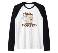 Partner Guardare caffè con Una Tazza innamorata Maglia con Maniche Raglan