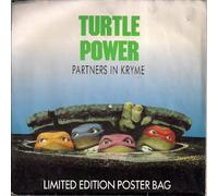 Partners In Kryme - Partners In Kryme Turtle Power (Single Edit) UK 45 7" sgl +Poster Sleeve