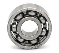 Parts and Parts Cuscinetto a sfere scanalato 6201 C3, 12 x 32 x 10 mm, DIN 625 ISO 15, cuscinetti radiali ad alta velocità, basso attrito, scorrevole, ideale per veicoli e macchinari industriali