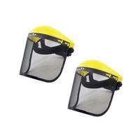 Parts Lawn Mower Accessories Garden Trimmer Protective Mask Industrial Forestry Safety Helmet ear protector Trimmer(Face mask(2pcs))