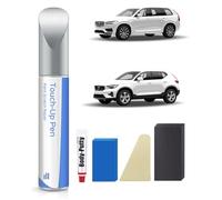 PARTS4EV 707 Crystal White Pearl Tricoat Kit vernice di ritocco compatibile con Volvo S60L/XC60/XC40/XC90 corrispondenza esatta per chip e graffi