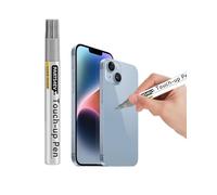 PARTS4EV Blu per iPhone 15/15Plus, riparazione graffi di vernice sul lato della custodia, soluzione di riparazione rapida e facile, penna antigraffio con 1 punta di ricambio