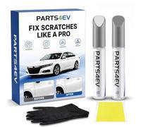 PARTS4EV Carrera S9R/2Y - Kit di vernice per ritocchi con vernice trasparente 2K, finitura lucida e base protettiva per Porsche, corrispondenza esatta di colore per pietrisco e graffi