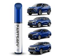 PARTS4EV (D06) Blu - Pennello per ritocchi auto per Mitsubishi - Corrispondenza esatta del colore per riparare graffi e sassolini