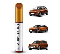 PARTS4EV (EDB) Lava Orange Metallizzato - Pennello per ritocchi auto per Smart - Corrispondenza esatta del colore per riparare graffi e sassolini