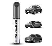 PARTS4EV (EDC) Moon Grey - Pennello per ritocchi auto per Smart - Corrispondenza esatta del colore per riparare graffi e sassolini